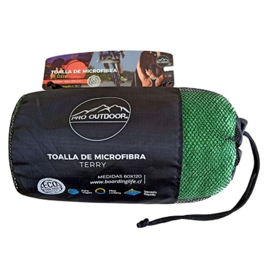 Toalla Microfibra Terry Verde