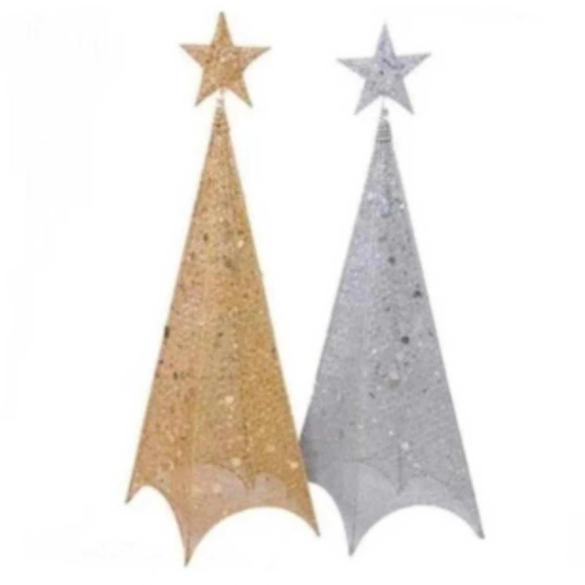 Árbol Pirámide Metálico de Navidad 1.5 M